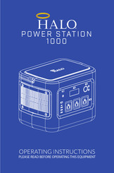 Halo 1000 Operating Instructions Manual