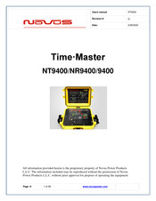 Novus Time-Master NT9400 Manual