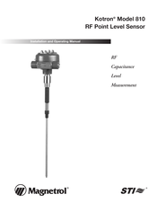 Magnetrol STI Kotron 810 Installation And Operating Manual