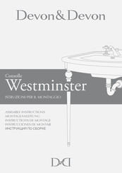 Devon&Devon Westminster Console WEST Assembly Instructions Manual