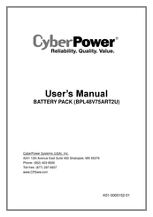 CyberPower BPL48V75ART2U User Manual