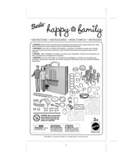 Mattel Barbie Happy Family B9880 Instructions Manual
