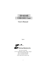 Zenisu Keisoku ZS-6216E User Manual