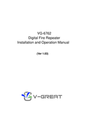 V-GREAT VG-6762 Installation And Operation Manual