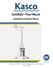 NSF Kasco CertiSafe RM-100 Assembly & Installation Manual