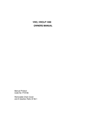 Maxwell VWC 1200 Owner's Manual