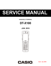 Casio DT-X100 Service Manual