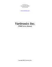 Varitronics Z9000 Series Manual