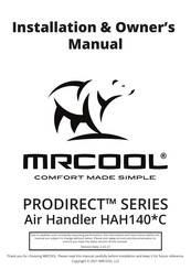 MrCool PRODIRECT Series Installation & Owner's Manual