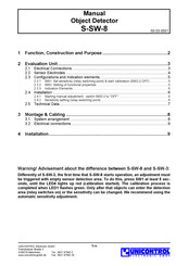 UNICONTROL Electronic S-SW-8 Manual