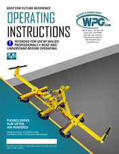 WPG FLEXRL6HV11AIR Operating Instructions Manual