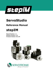 Servotronix ServoStudio stepIM Reference Manual