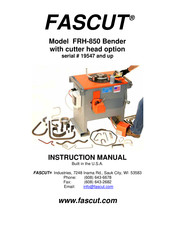Fascut FRH-850 Instruction Manual