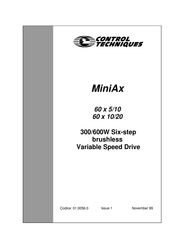 Control Techniques MiniAx 60 x 5/10 Manual