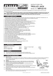 Sealey 3001LE.V2 Instructions