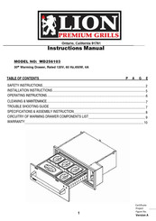 LION WD256103 Instruction Manual