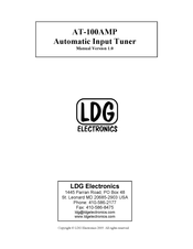 LDG AT-100AMP Manual