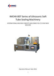 IMC IMCHX-007 Series Operation Manual