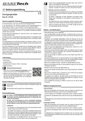 BASETech RL-600 Operating Instructions Manual