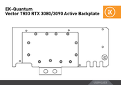 EK Vector TRIO RTX 3080 User Manual