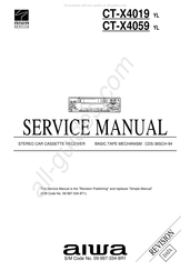 Aiwa CT-X4019 Service Manual