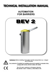 vds BEV 2 Technical Installation Manual