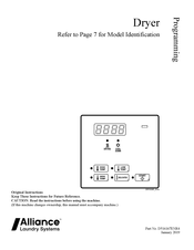 Alliance Laundry Systems NTLBXASP543NW23 Manual