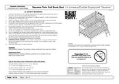 Night & Day Furniture Sesame Assembly Instructions Manual