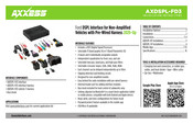 Axxess AXDSPL-FD3 Installation Instructions Manual