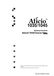 Aficio 1035 Operating Instructions Manual