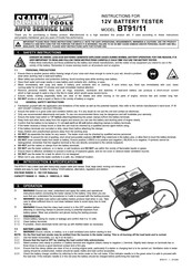 Sealey BT91/11 Instructions