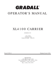 Gradall XL4100 Operator's Manual