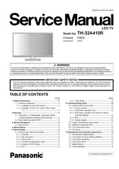 Panasonic TH-32A410R Service Manual