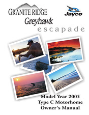 Jayco Granite Ridge Greyhawk Escapade 2005 Owner's Manual