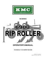 KMC Controls 69 Series Operator's Manual