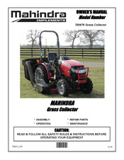 Mahindra 700676 Owner's Manual