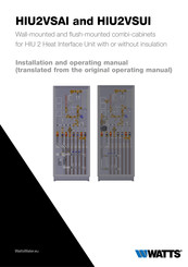 Watts HIU2VSAI-2 Installation And Operating Manual