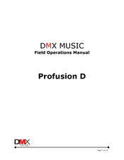 DMX Profusion D Operation Manual