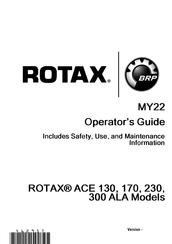 BRP ROTAX ACE 130 ECT Operator's Manual