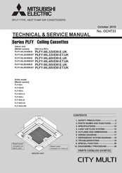 Mitsubishi Electric PLFY-WL32VEM-E.UK Technical & Service Manual