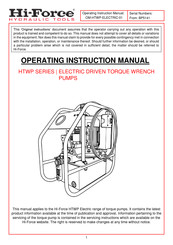 Hi-force Htwp2142arh Manuals 