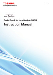 Toshiba SB812 Instruction Manual