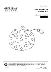 Holiday Living 0776059 Instructions Manual