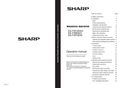 Sharp ES-FW105SG Operation Manual