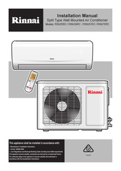 Rinnai RINV51RC Installation Manual