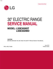 LG LSSE3029BD Service Manual