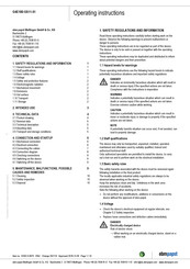 ebm-papst G4E180-GS11-01 Operating Instructions Manual