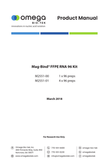 Omega Mag-Bind FFPE RNA 96 Product Manual