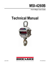 Rice Lake MSI-4260B Technical Manual