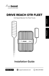 Wilson Electronics weboost DRIVE REACH OTR FLEET Installation Manual